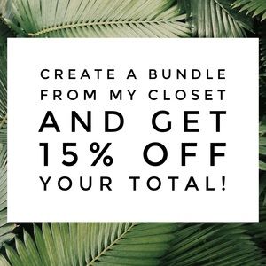 Bundle and SAVE 15%!